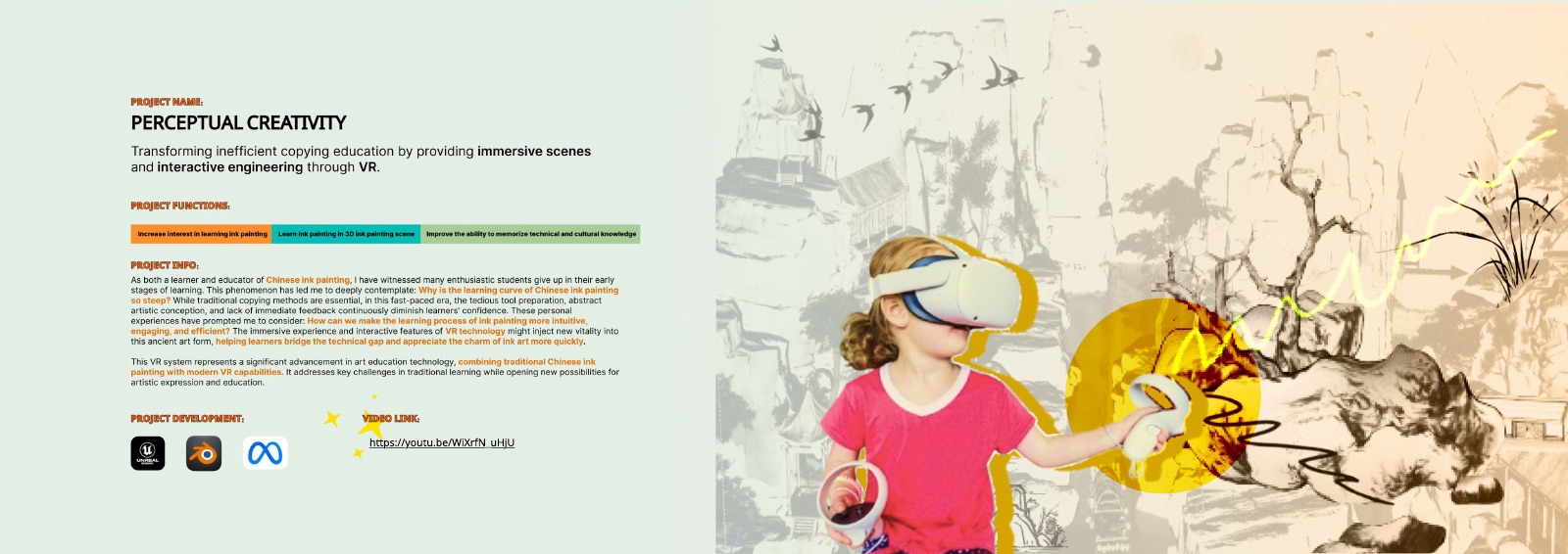 Perceptual Creativity portfolio process layout 1