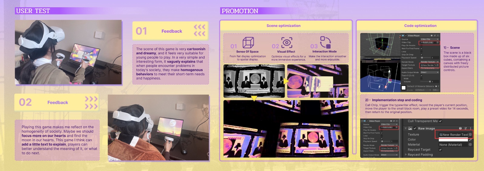 The Moon Forgot portfolio process layout 6